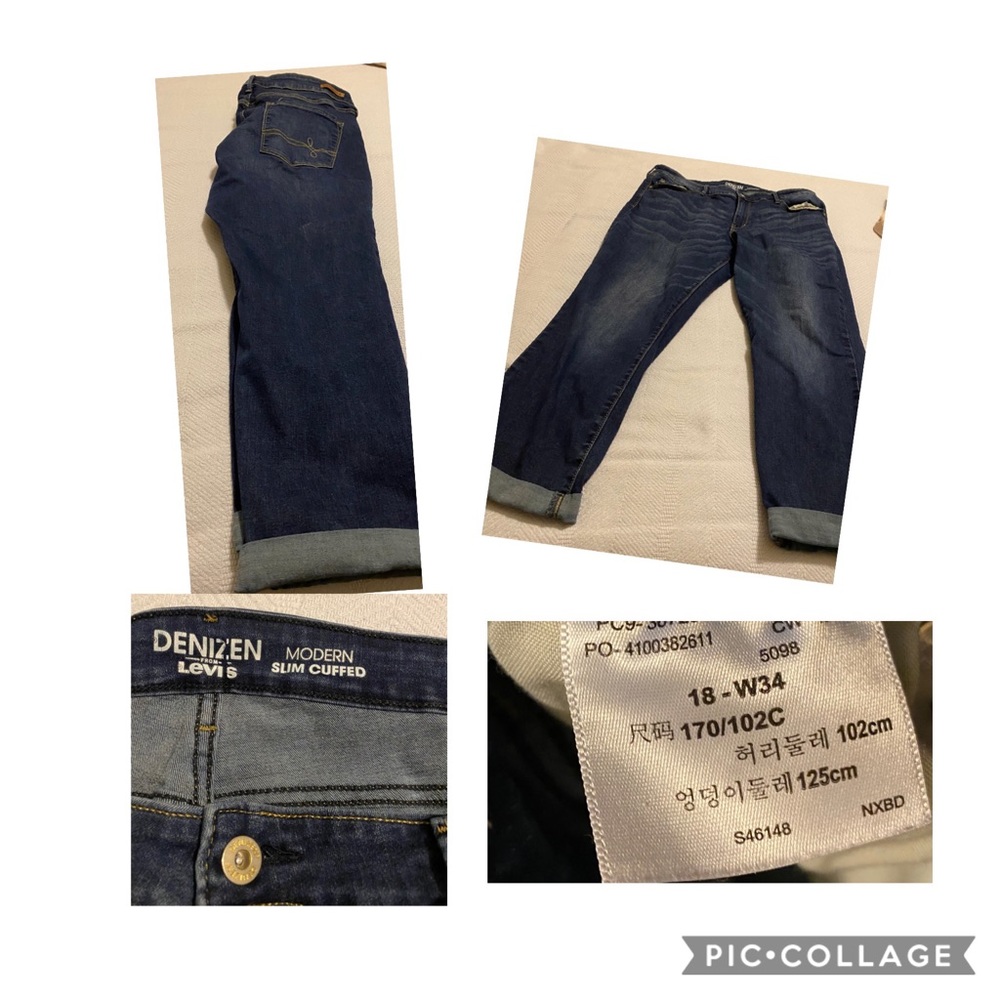 Slim fit cuffed Jeans